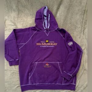 Team Caliber 26  Jamie McMurray Nascar Crown Royal Purple Pull Over Hoodie SZ XL